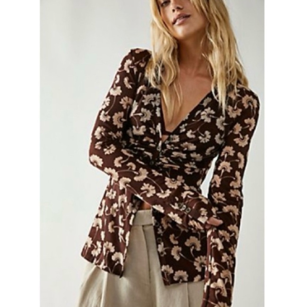 Free People Lucky Shirtee Size M